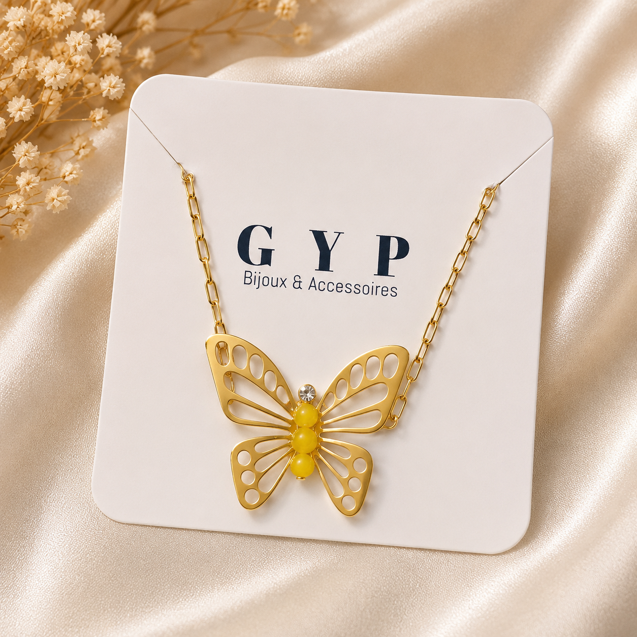 Bracelet Papillon Élégance doré 🦋✨