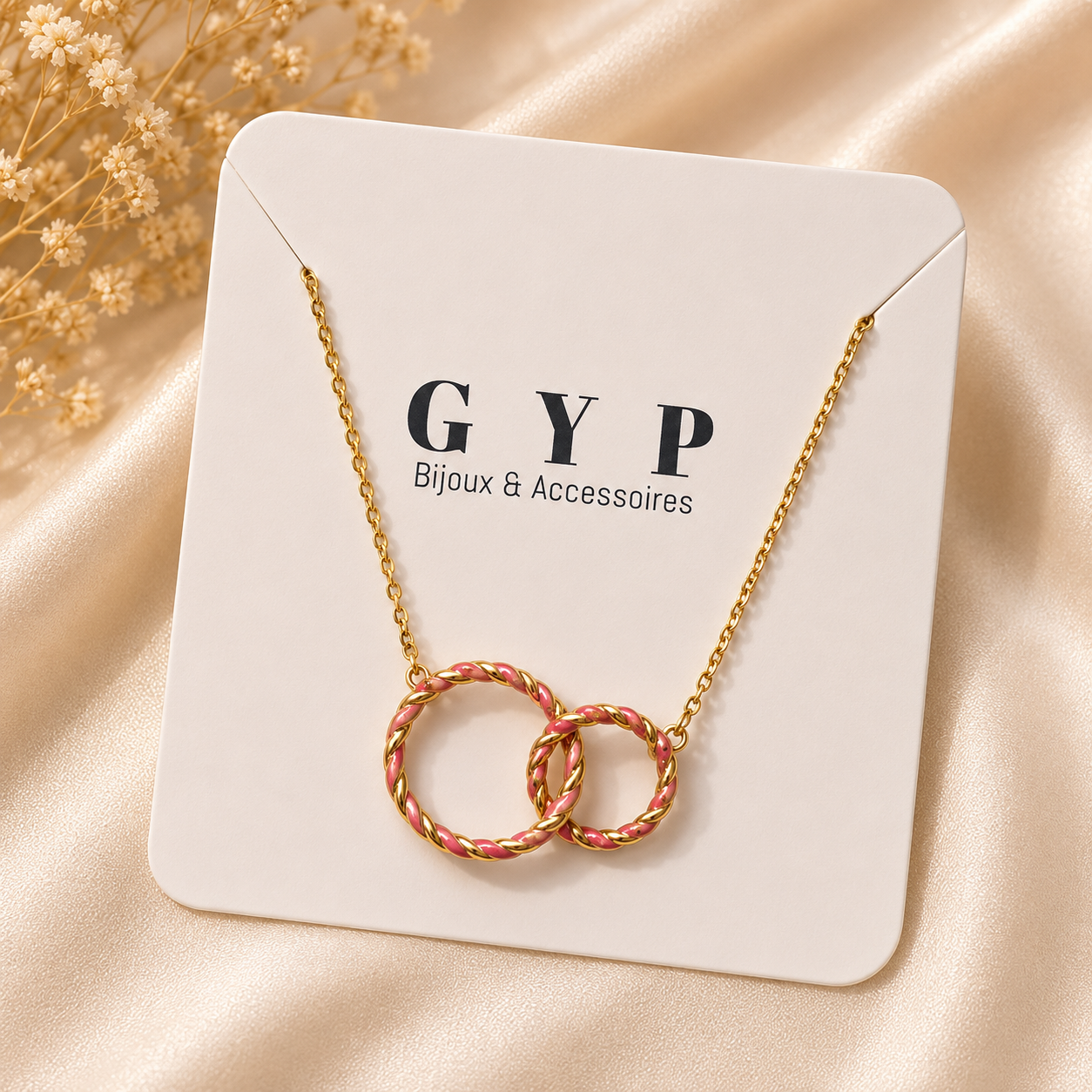 Bracelet Duo Élégance Rose ✨