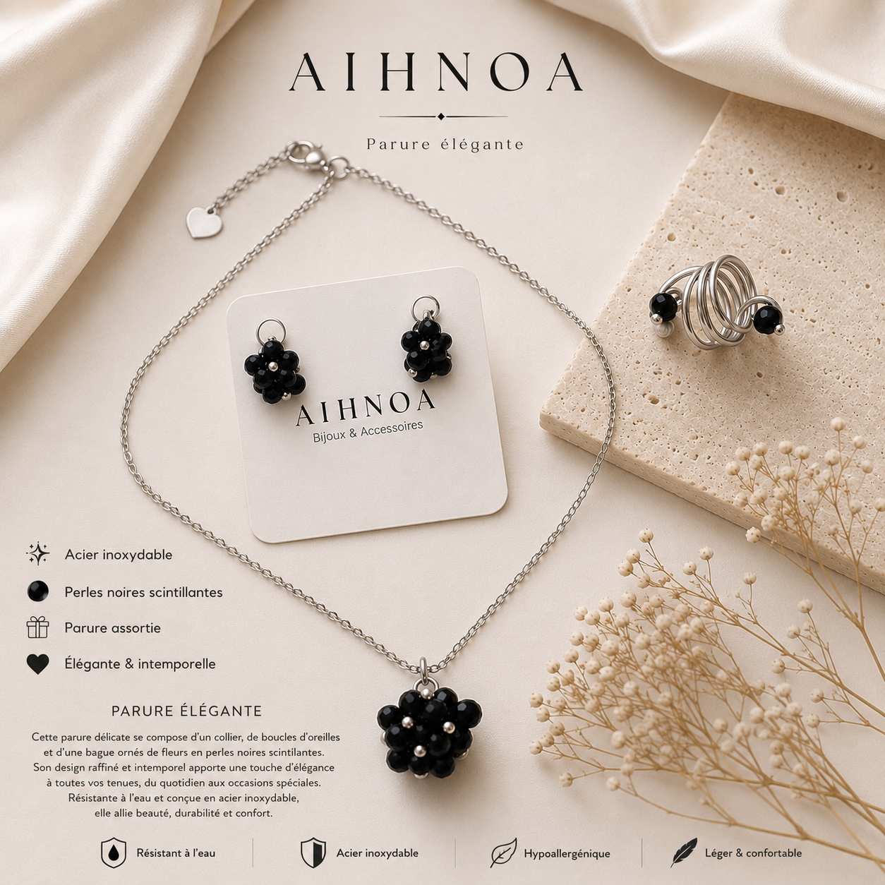 🖤 Parure Aihnoa