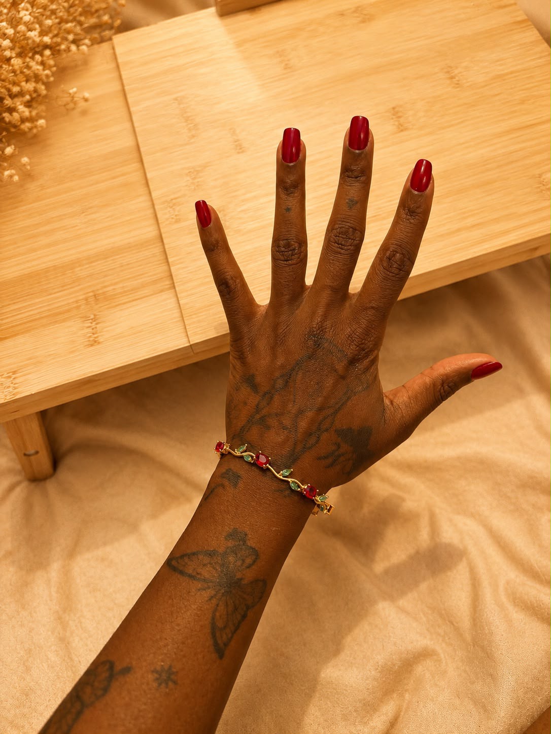 Bracelet Rubis Émeraude ⭐