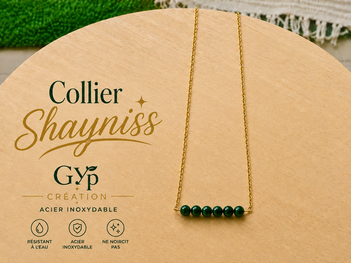 Collier Shayniss – Acier inoxydable